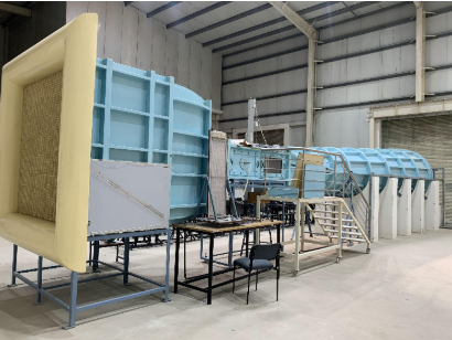 Open circuit wind tunnel